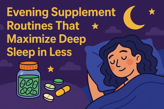Evening Supplement Routines That Maximize Deep Sleep in Less Time