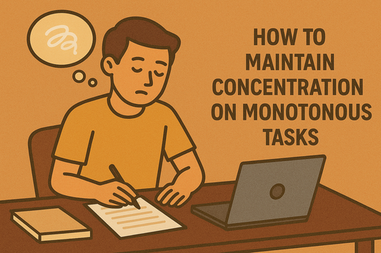How to Maintain Concentration on Monotonous Tasks