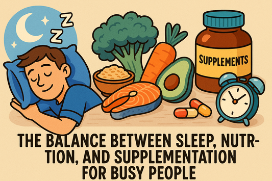 The Balance Between Sleep, Nutrition, and Supplementation for Busy People