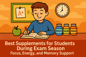 Best Supplements for Students During Exam Season: Focus, Energy, and Memory Support