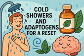 Cold Showers and Adaptogens for a Reset: Reclaiming Energy, Calm, and Control