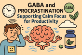GABA and Procrastination: Supporting Calm Focus for Productivity