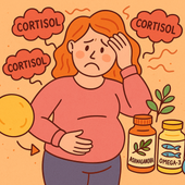 High Cortisol and Belly Fat: Can Supplements Help?