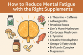 How to Reduce Mental Fatigue with the Right Supplements