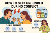 How to Stay Grounded During Conflict Using Supplements and Breathing