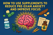 How to Use Supplements to Reduce Pre-Exam Anxiety and Improve Focus