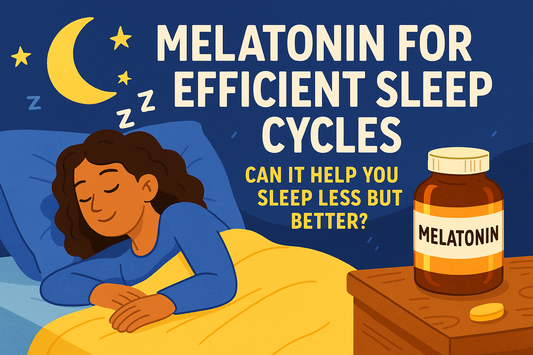Melatonin for Efficient Sleep Cycles: Can It Help You Sleep Less but Better?