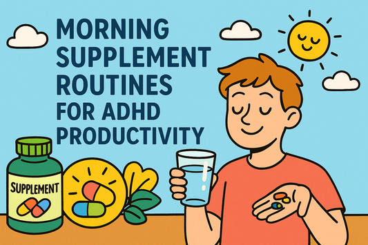 Morning Supplement Routines for ADHD Productivity