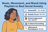 Music, Movement, and Mood: Using Playlists to Beat Social Anxiety