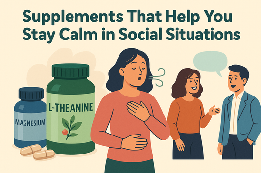 Supplements That Help You Stay Calm in Social Situations