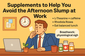 Supplements to Help You Avoid the Afternoon Slump at Work