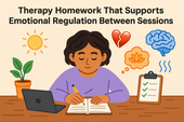 Therapy Homework That Supports Emotional Regulation Between Sessions