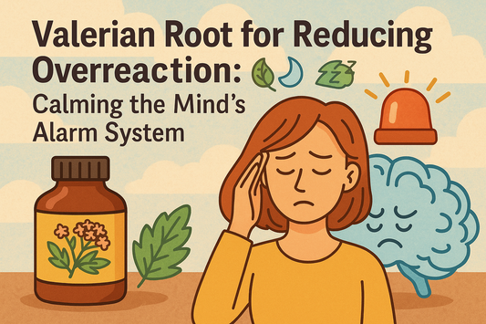 Valerian Root for Reducing Overreaction: Calming the Mind’s Alarm System