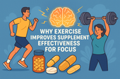 Why Exercise Improves Supplement Effectiveness for Focus