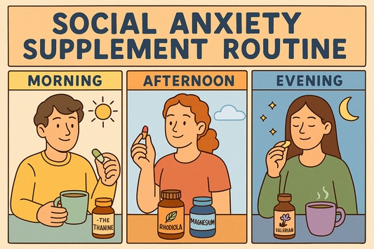 Your Social Anxiety Supplement Routine: Morning, Afternoon, and Evening